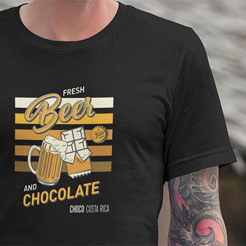 T-shirt chocolats
